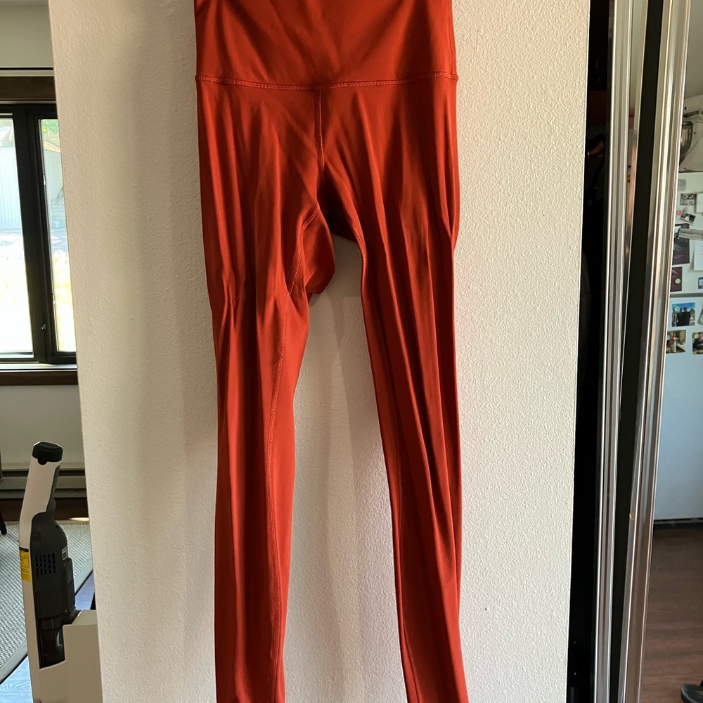 Lululemon Athletica Rust Leggings